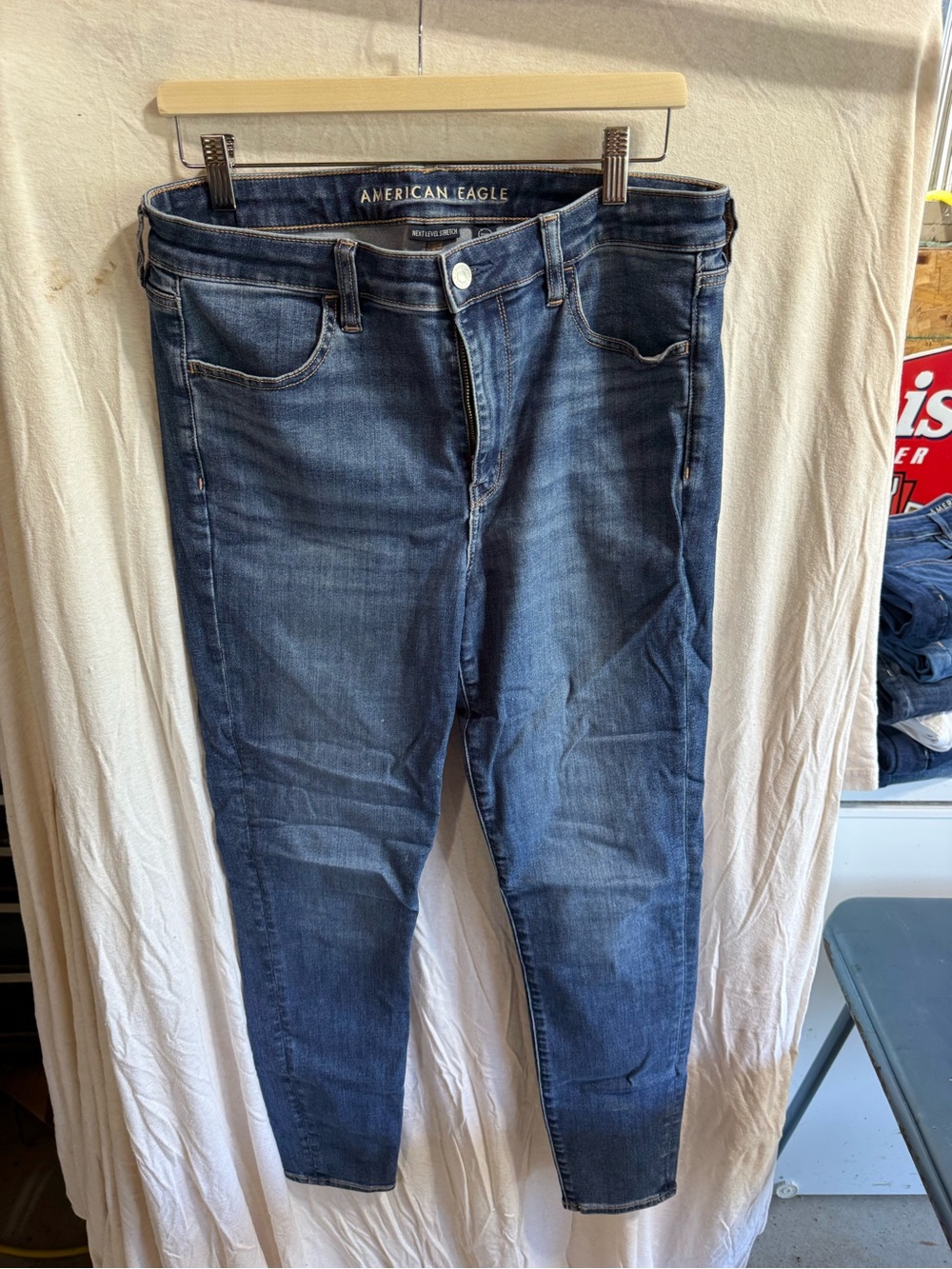 American Eagle Outfitters Women’s Dark Blue Slim Jeans